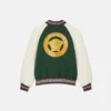 Kinder-Bomberjacke aus bedrucktem Baumwolljersey