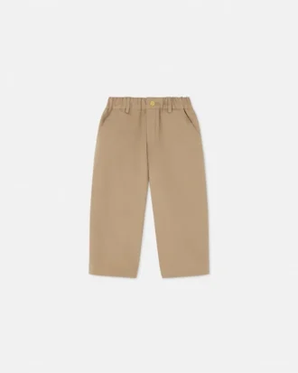 Kinder-Cargohose aus Baumwollgabardine