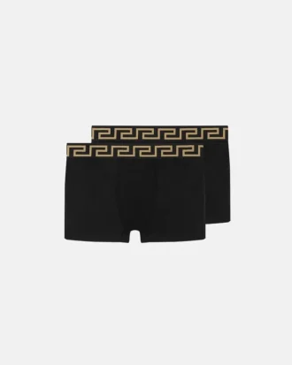 Kinder-Jacquard-Baumwoll-Jersey-Badehose 2er-Pack