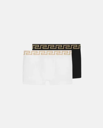 Kinder-Jacquard-Baumwoll-Jersey-Badehose 2er-Pack