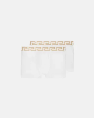 Kinder-Jacquard-Baumwoll-Jersey-Badehose 2er-Pack