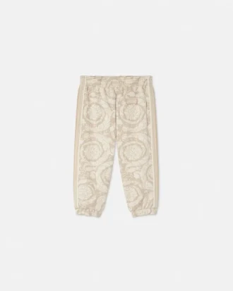 Kinder-Jacquard-Baumwolljersey-Sweathose