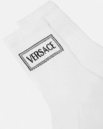 Kinder-Jacquard-Baumwollsocken mit Rippbündchen