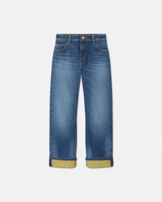 Kinder-Jacquard-Jeans