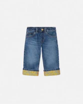 Kinder-Jacquard-Jeans