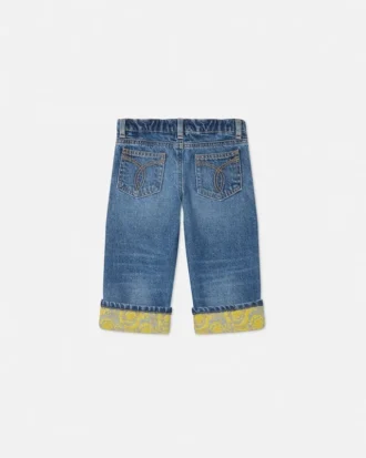 Kinder-Jacquard-Jeans