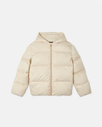 Kinder-Jacquard-Nylon-Daunenjacke