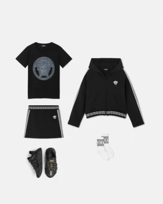 Kinderrock aus besticktem Baumwolljersey