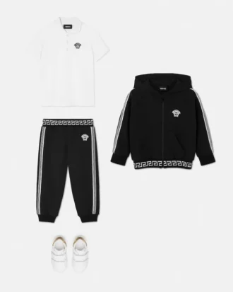 Kinder-Sweathose aus besticktem Baumwolljersey