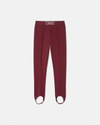 Kinder-Leggings aus Jacquard-Milano-Strick