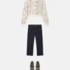 Kinder-Pullover aus Jacquard-Viskosemischung