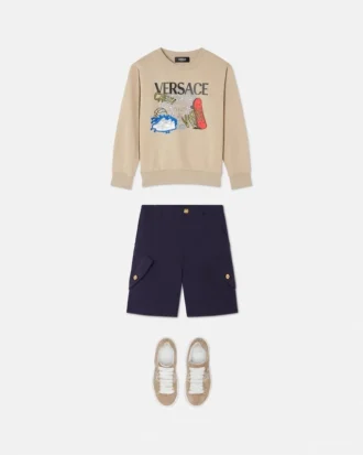 Kinder-Shorts aus Baumwollpopeline