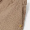Kinder-Shorts aus bestickter Baumwolle mit Seersucker-Effekt