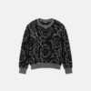 Kinder-Strickpullover aus Jacquard-Baumwollmischung