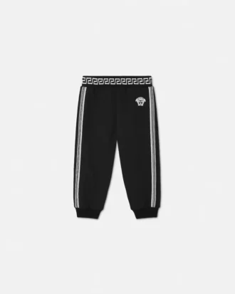 Kinder-Sweathose aus besticktem Baumwolljersey