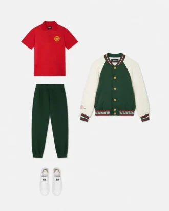 Kinder-Sweathose aus besticktem Baumwolljersey