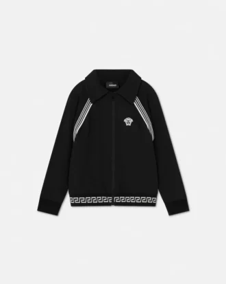Kinder-Sweatshirt aus Baumwolljersey mit Reißverschluss