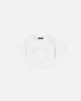 Kinder-Sweatshirt aus Baumwolljersey mit Stickerei