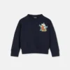 Kinder-Sweatshirt aus besticktem Baumwolljersey