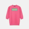 Kinder-Sweatshirt aus besticktem Baumwolljersey