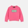 Kinder-Sweatshirt aus besticktem Baumwolljersey