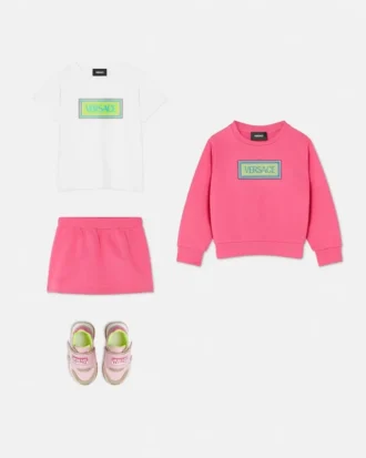 Kinderrock aus besticktem Baumwolljersey