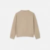Kinder-Sweatshirt aus besticktem Baumwolljersey
