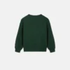 Kinder-Sweatshirt aus besticktem Baumwolljersey