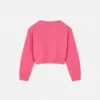 Kinder-Sweatshirt aus besticktem Baumwolljersey