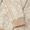 Kinder-Sweatshirt aus Jacquard-Baumwolljersey mit Reißverschluss