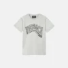 Kinder-T-Shirt aus Baumwolljersey mit Verzierung und Aufdruck