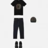 Kinder-T-Shirt aus verziertem Baumwolljersey