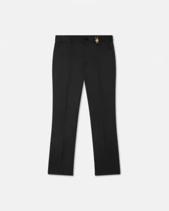 Kinderhose aus Wollmischung mit konischem Schnitt