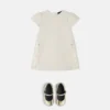 Kinderkleid mit Milano-Stich und Print