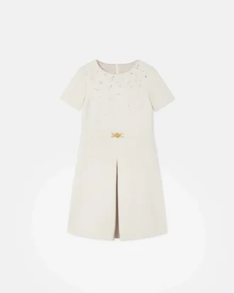 Kinderkleid mit Milano-Stich-Verzierung