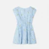 Kinderkleid mit Nadelstreifen-Print