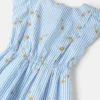 Kinderkleid mit Nadelstreifen-Print