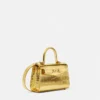 Kleine Handtasche Medusa 95 mit Krokodileffekt