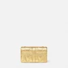 Kleio Mini-Tasche aus gestepptem Metallic-Material