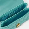 Kleio Mini-Umhängetasche aus gestepptem Nappaleder