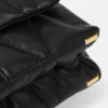 Kleio Mini-Umhängetasche aus gestepptem Nappaleder