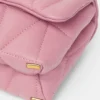 Kleio Mini-Umhängetasche aus gestepptem Nappaleder