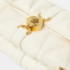 Kleio Mini-Umhängetasche aus gestepptem Nappaleder