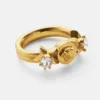 Kristall-Medusa-Stern-Ring