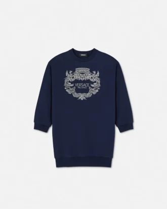 Kristall-Sweatshirt von Versace Milano Kids