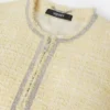 Kristall-Tweed-Strickjacke