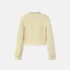 Kristall-Tweed-Strickjacke