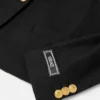 Kurzer, kastenförmiger Blazer aus Gabardine