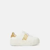 La Greca Sneakers mit Stickerei und Plateau