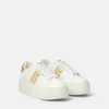 La Greca Sneakers mit Stickerei und Plateau